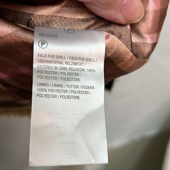 Isaac Mizrahi curly teddy coat with hood size 26 NWT - Picture 6 of 12